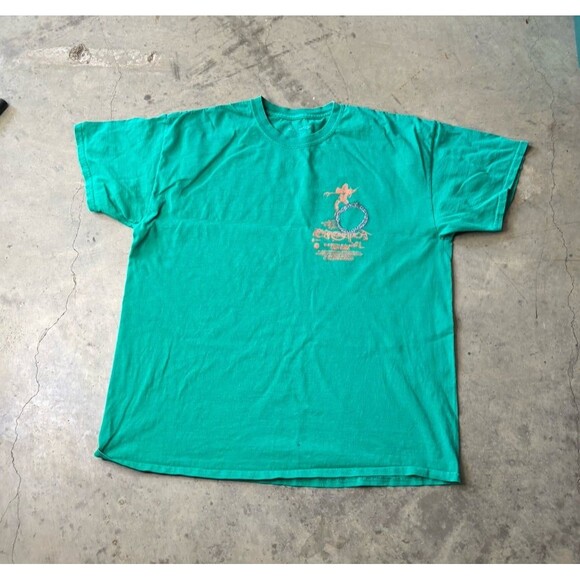 Lady Gaga Chromatica Shirt Size XL Teal Green Graphic Album 2020 Band Rare - Picture 2 of 6